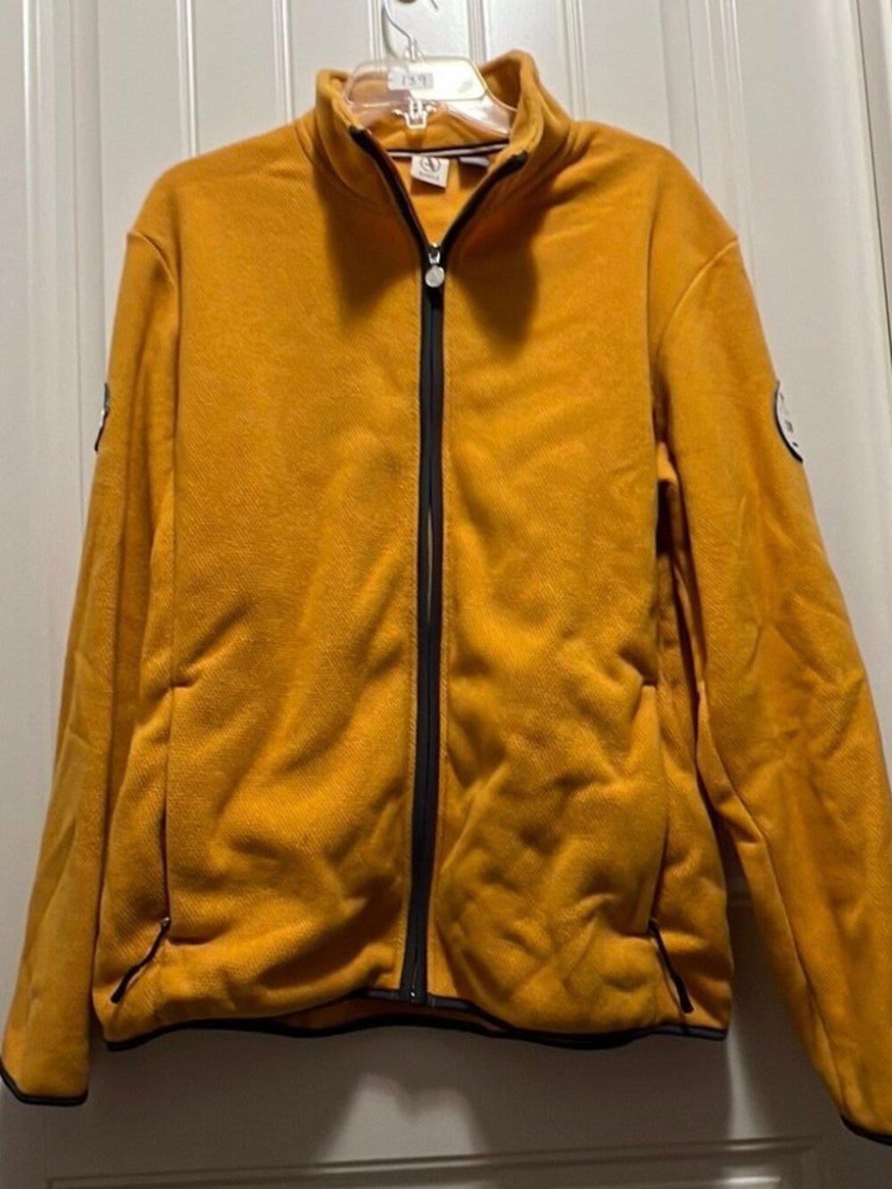 Aigle Men's Yellow Fleece Zip Jacket Size L